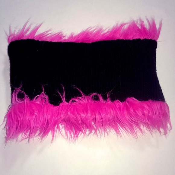3C4G Other - Reversible Scarf Pink & Black